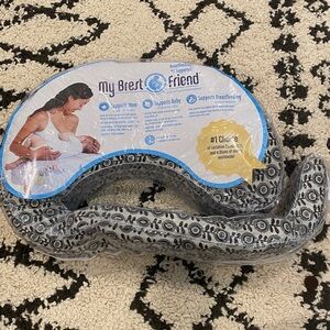 My Brest Friend Nursing Pillow - Gray Pattern